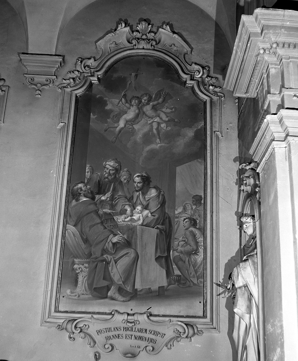 circoncisione di San Giovanni Battista (dipinto) di Marchesi Giuseppe detto Sansone (sec. XVIII)