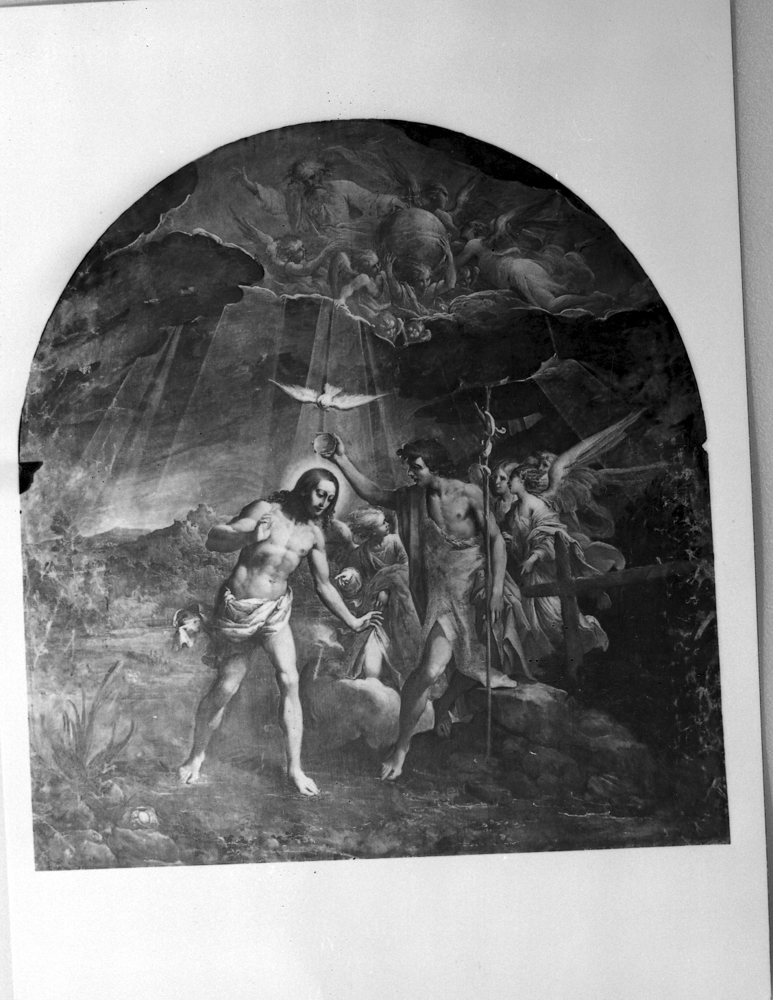 battesimo di Cristo (dipinto) di Donducci Giovanni Andrea detto Mastelletta (sec. XVII, sec. XVII)