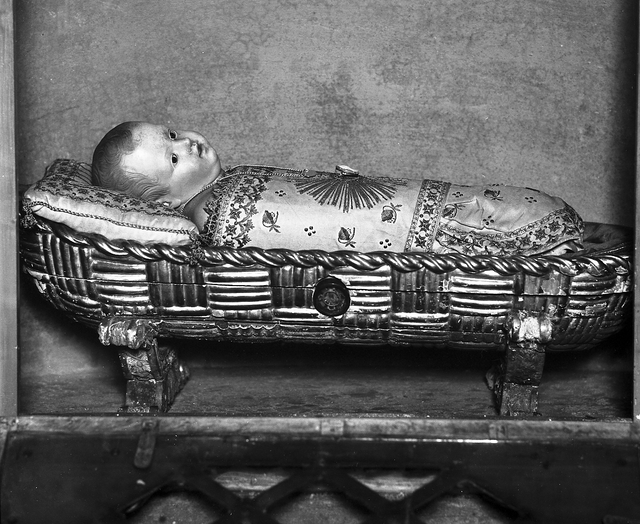 Gesù Bambino (statuetta devozionale) - manifattura emiliana (sec. XIX)