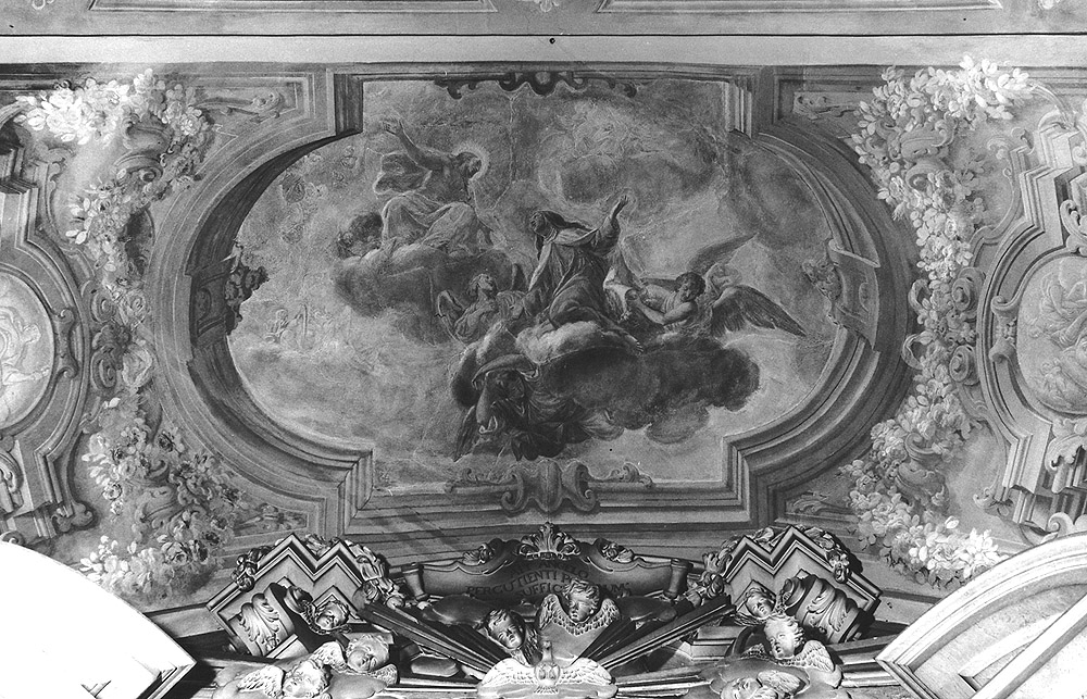 Santa Teresa d'Avila in gloria (dipinto) di Collina Mariano, Orsoni Giuseppe (metà sec. XVIII)