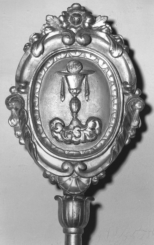 emblema di confraternita - produzione emiliana (fine/inizio secc. XVIII/ XIX)