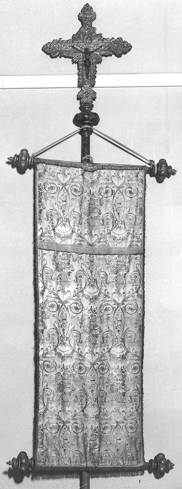 stendardo processionale - produzione emiliana (sec. XIX)