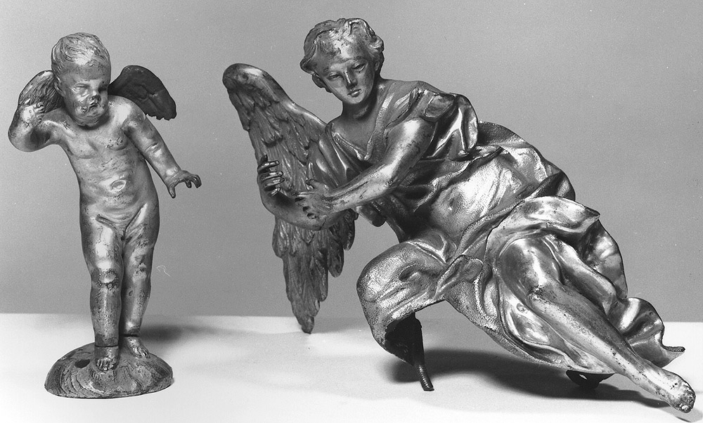 Angelo; putto (scultura, insieme) di Galli Ferdinando detto Ferdinando Bibiena, Ringhieri Giovanni Battista, Bianchi Giovanni Battista (fine sec. XVII)