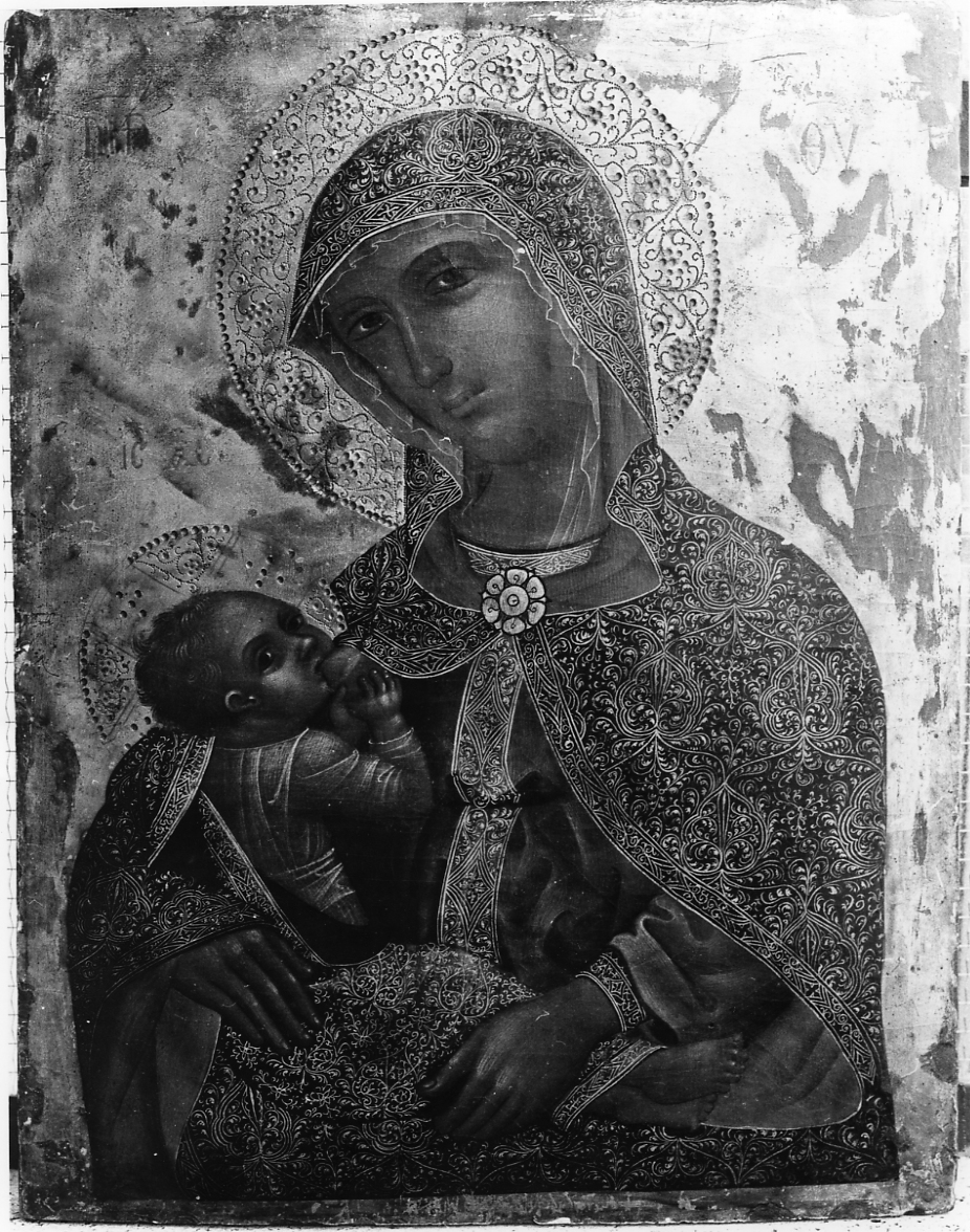 Madonna del Latte (dipinto, opera isolata) di Paolo Veneziano (attribuito) (metà sec. XIV)