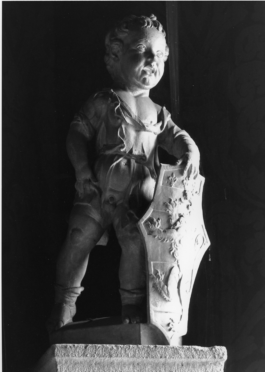 putti reggistemma (scultura, insieme) di Ferrucci Francesco di Simone (attribuito), Niccolò de Apulia detto Niccolò dell'Arca (attribuito) (seconda metà sec. XV)