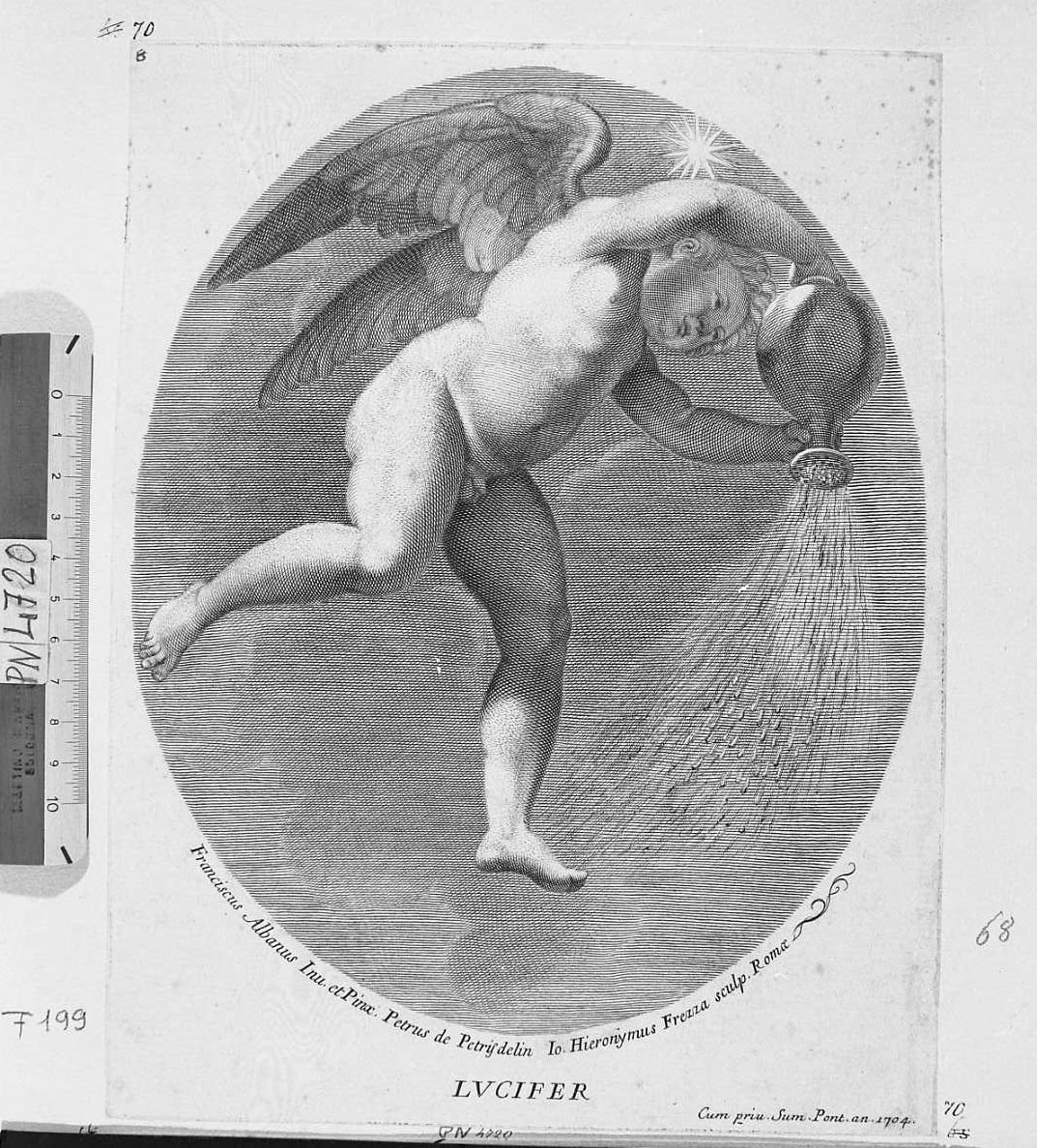 Il crepuscolo (stampa tagliata) di Frezza Giovanni Gerolamo, Albani Francesco (sec. XVIII)