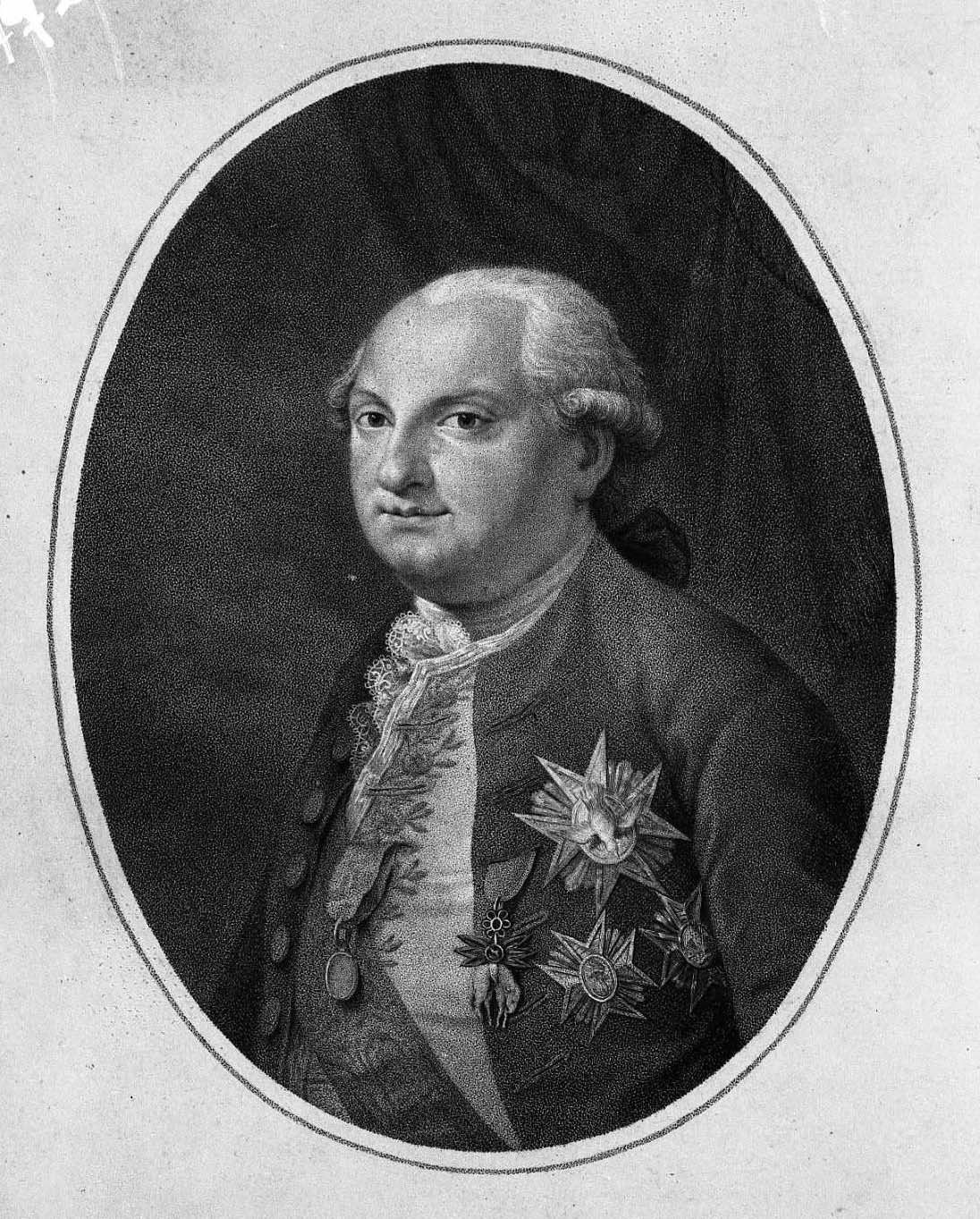 Ritratto di Ferdinando I duca di Parma (stampa) di Rosaspina Francesco (secc. XVIII/ XIX)