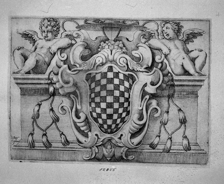 Stemma del cardinale Pepoli (stampa) di Coriolano Giovanni Battista (sec. XVII)