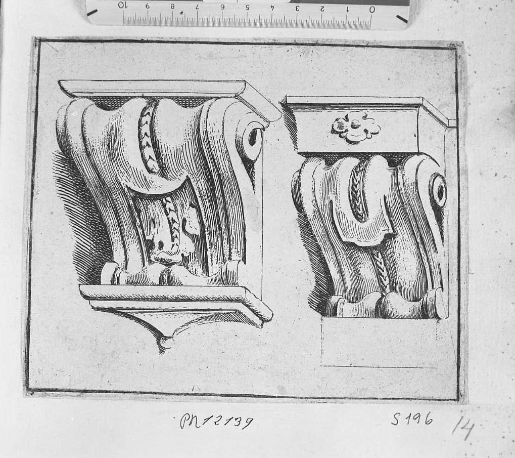 Due capitelli (stampa) di Santi Domenico detto Mengazzino (sec. XVII)