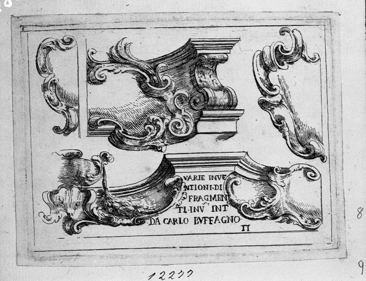 Capitelli (stampa) di Buffagnotti Carlo Antonio (sec. XVIII)