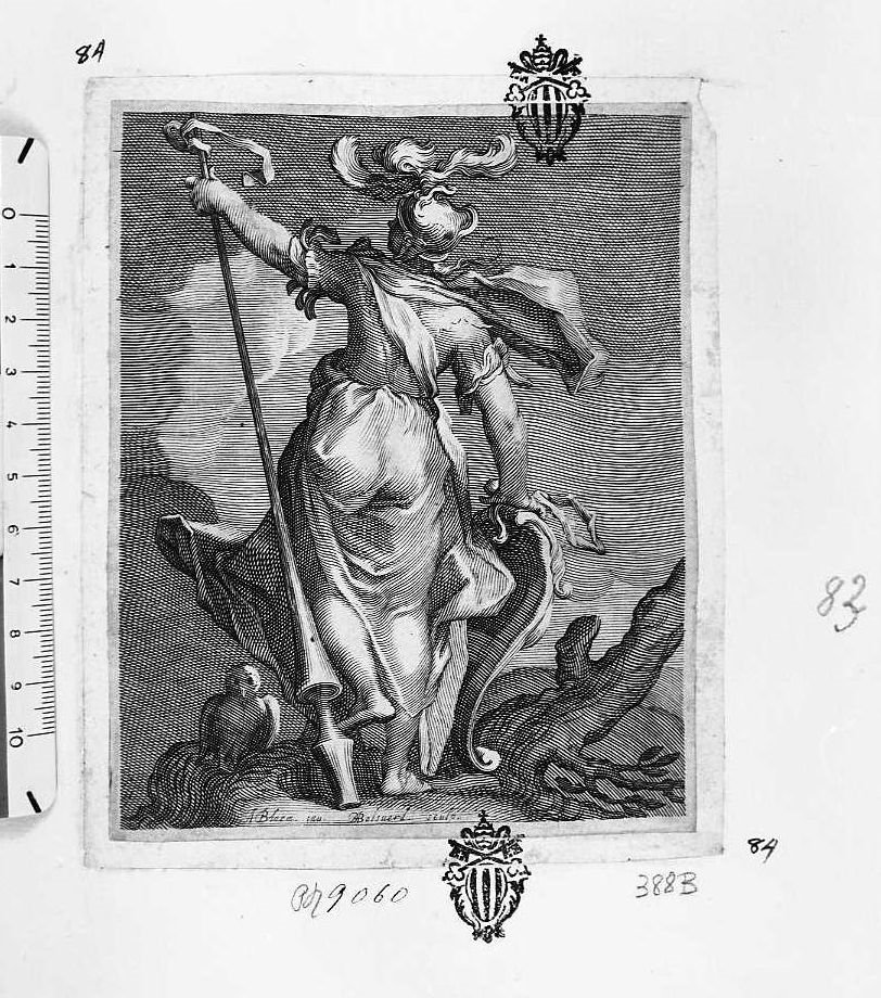 Bellona (stampa) di Bolswert Boetius Adam (sec. XVII)