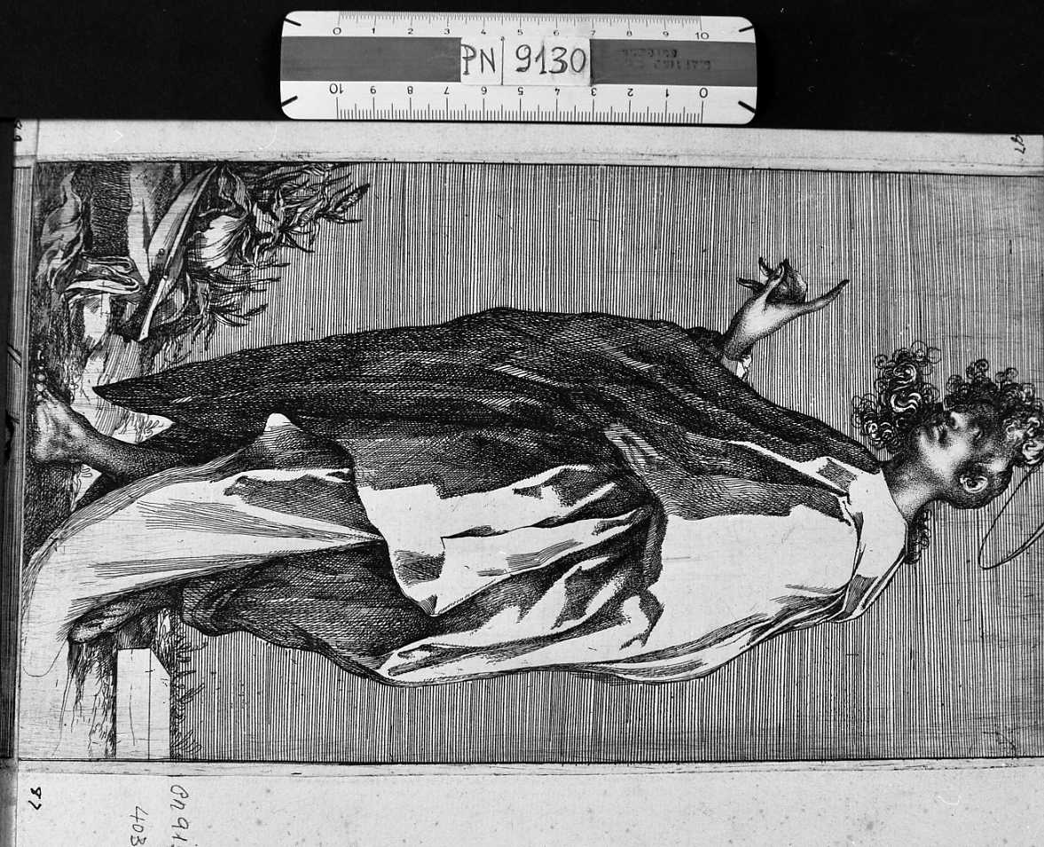 san Bartolomeo (stampa) di Bellange Jacques (sec. XVII)