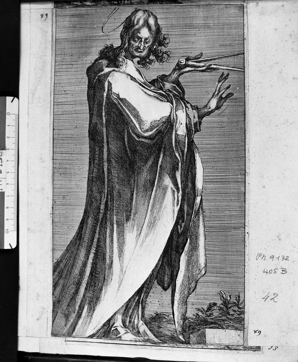 san Tommaso (stampa) di Bellange Jacques (sec. XVII)