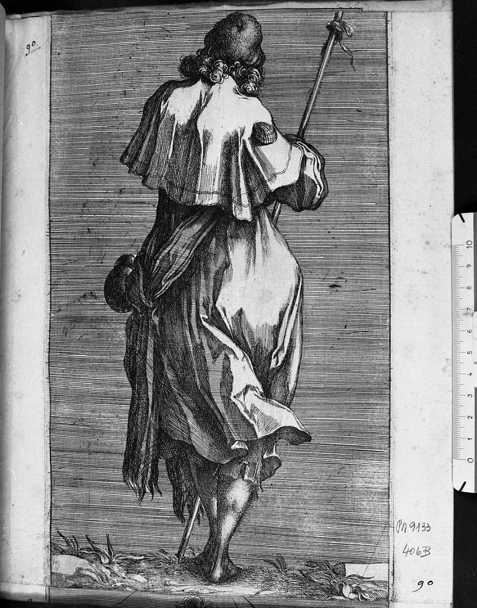 San Giacomo Maggiore (stampa) di Bellange Jacques (sec. XVII)