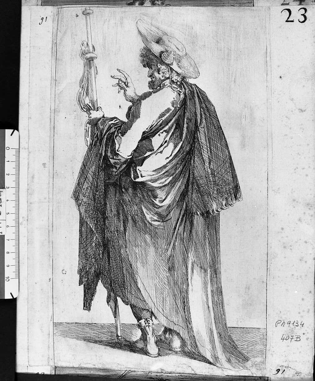 San Giacomo Maggiore (stampa) di Bellange Jacques (sec. XVII)