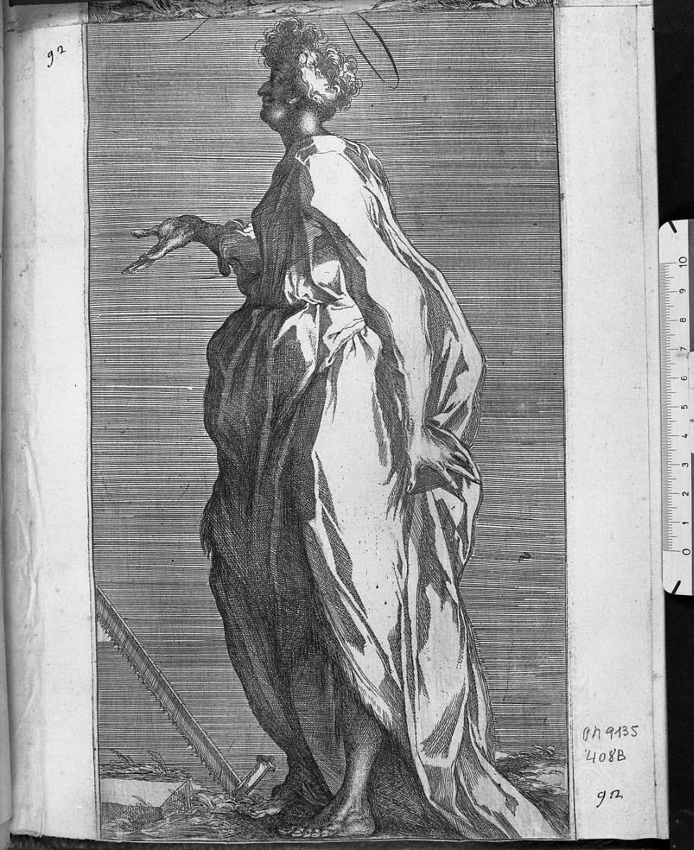 San Simone (stampa) di Bellange Jacques (sec. XVII)