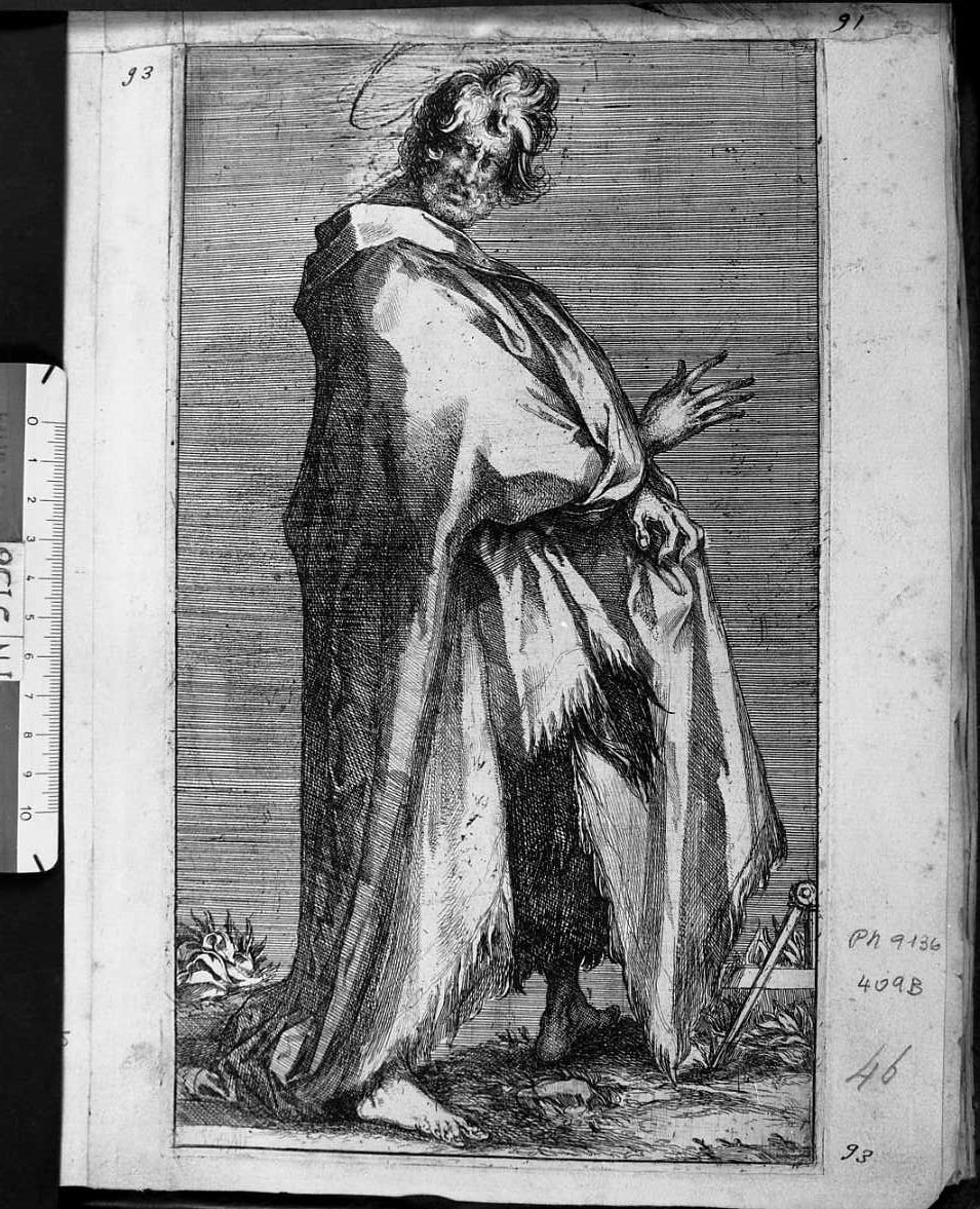 San Tommaso (stampa) di Bellange Jacques (sec. XVII)