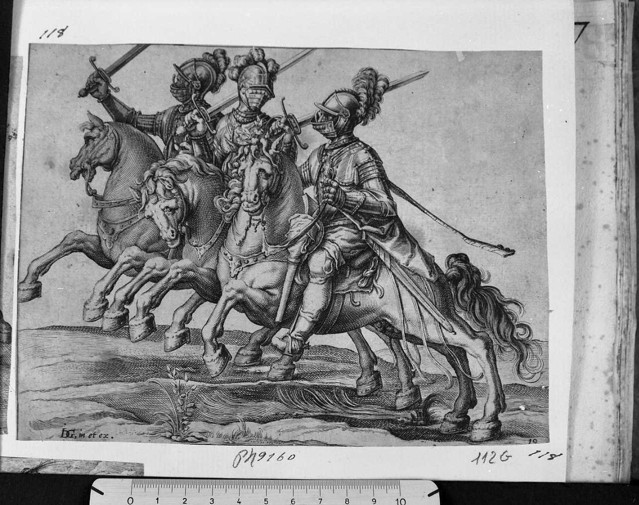 Esercizi di cavalleria (stampa) di De Gheyn Jacob (sec. XVII)