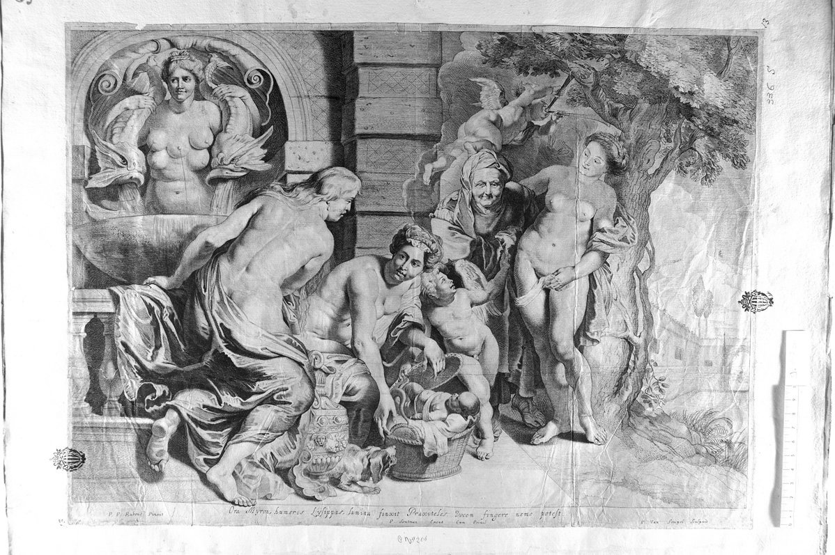 ? nel paniere (stampa) di Van Sompel Pieter, Rubens Pieter Paul (sec. XVII)