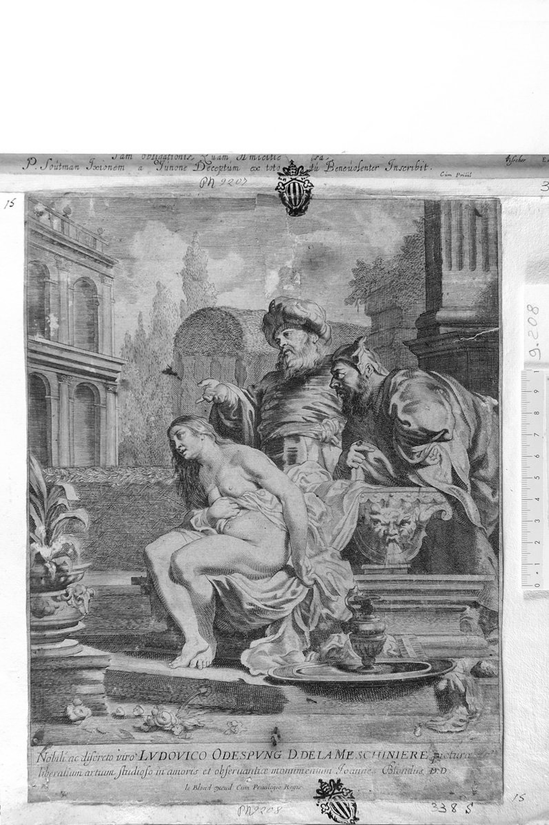 Susanna al bagno (stampa) di Van Sompel Pieter, Rubens Pieter Paul (sec. XVII)