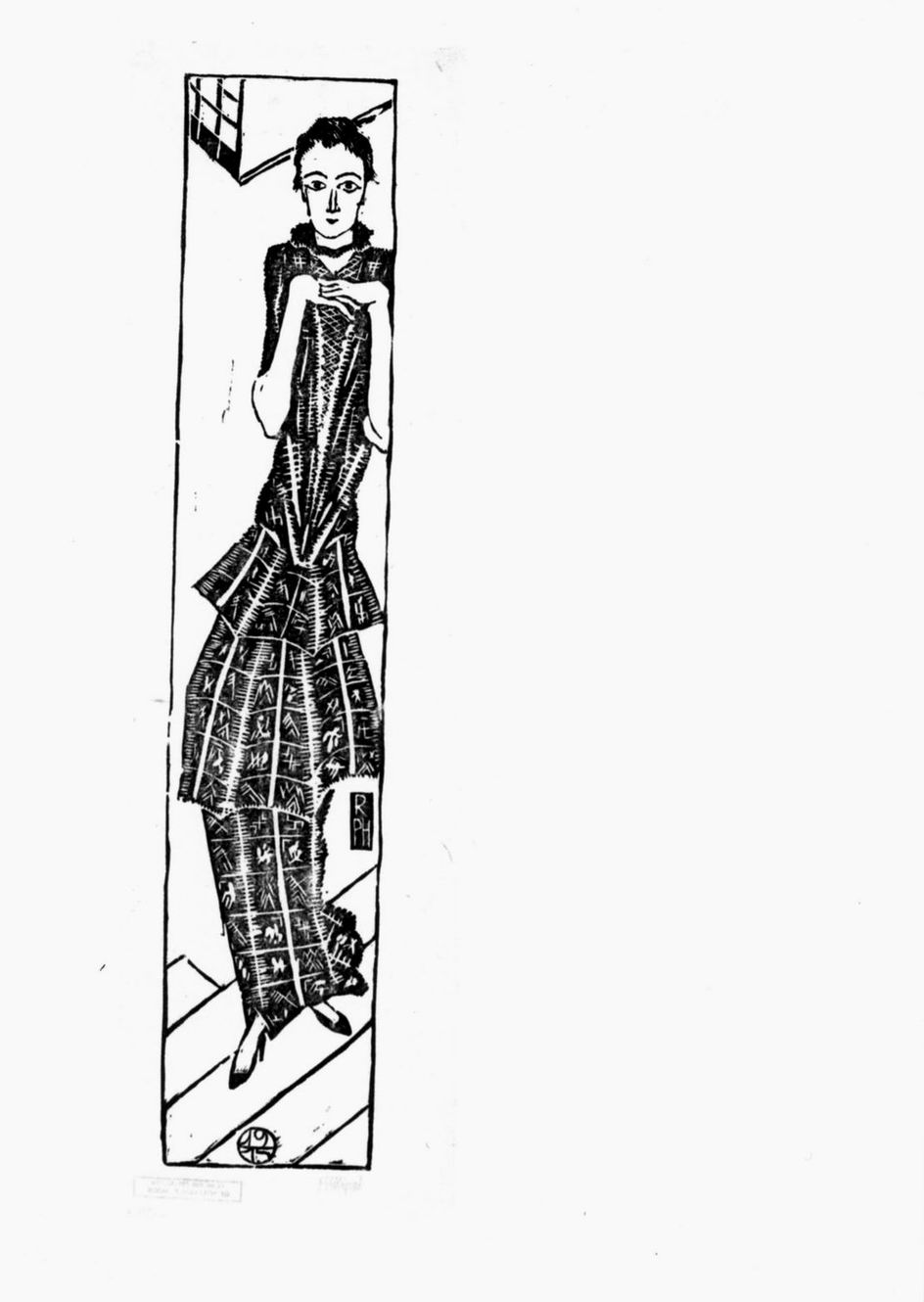 Typ, Figura femminile (stampa) di Philippi Robert (sec. XX)