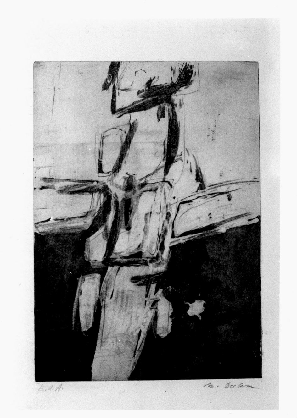 Crocifissione (stampa) di Decleva Mario (sec. XX)