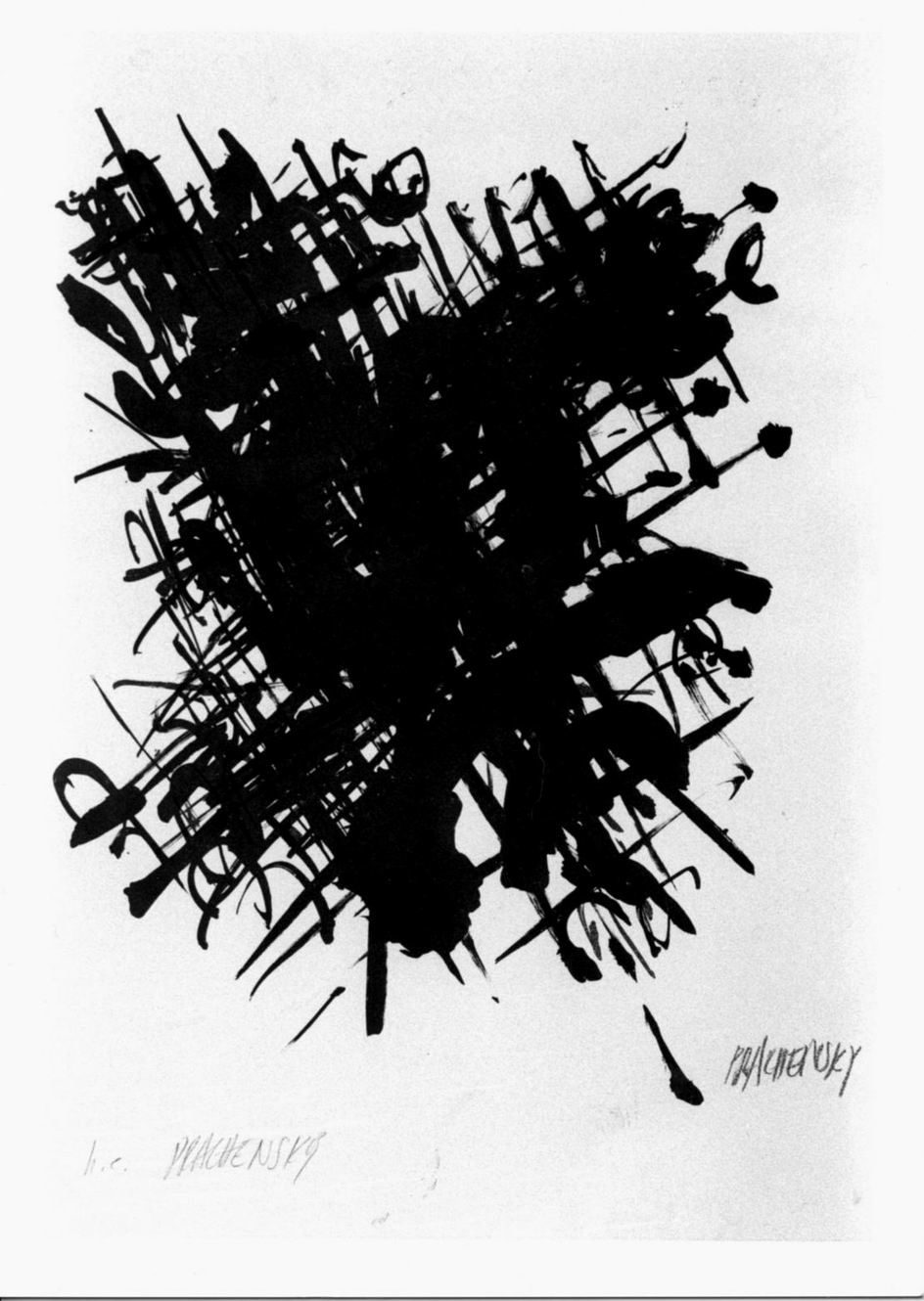 Omne titel, Composizione astratta (stampa) di Prachensky Markus (sec. XX)