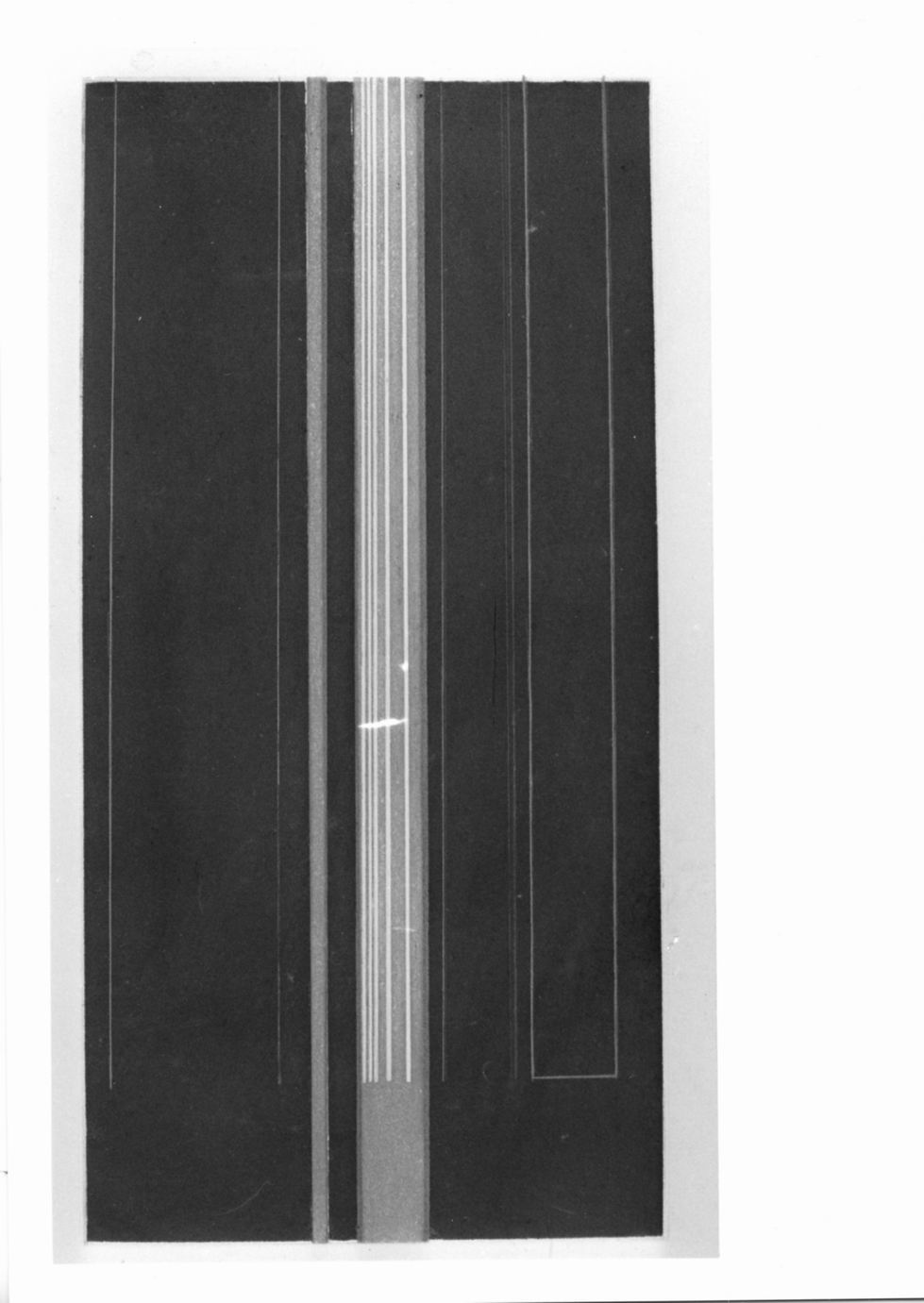 Composizione astratta (stampa a colori) di Peire Luc (sec. XX)