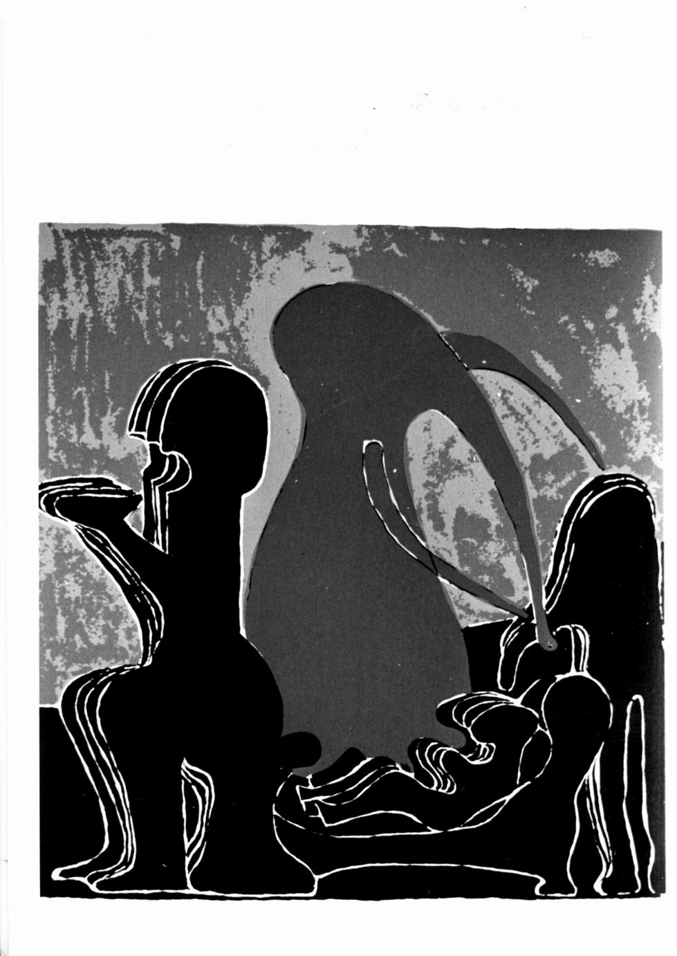 Composizione astratta (stampa a colori) di Gentils Vic (sec. XX)