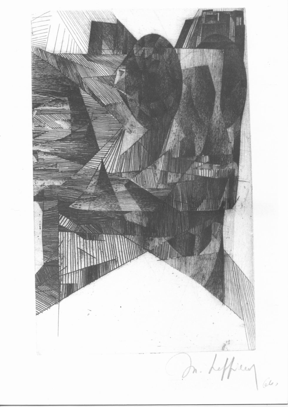 Composizione astratta (stampa) di Laffineur Marc (sec. XX)