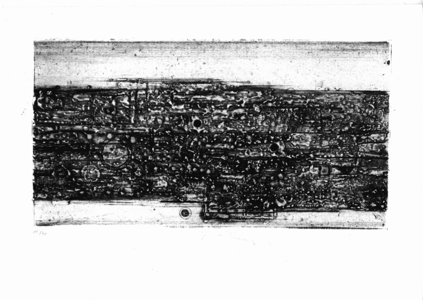 Paesaggio, Composizione astratta (stampa a colori) di Sovak Pravoslav (sec. XX)