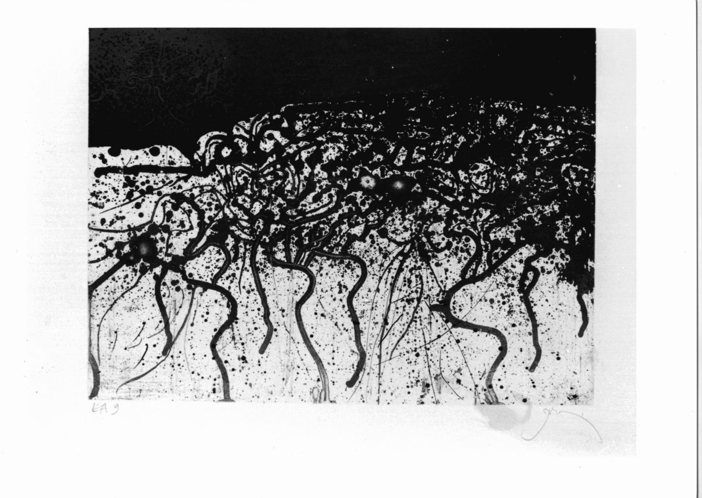 Composizione astratta (stampa a colori) di Prassinos Mario (sec. XX)