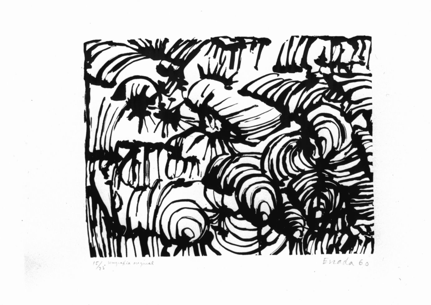 Composizione astratta (stampa) di Escada Josè (sec. XX)