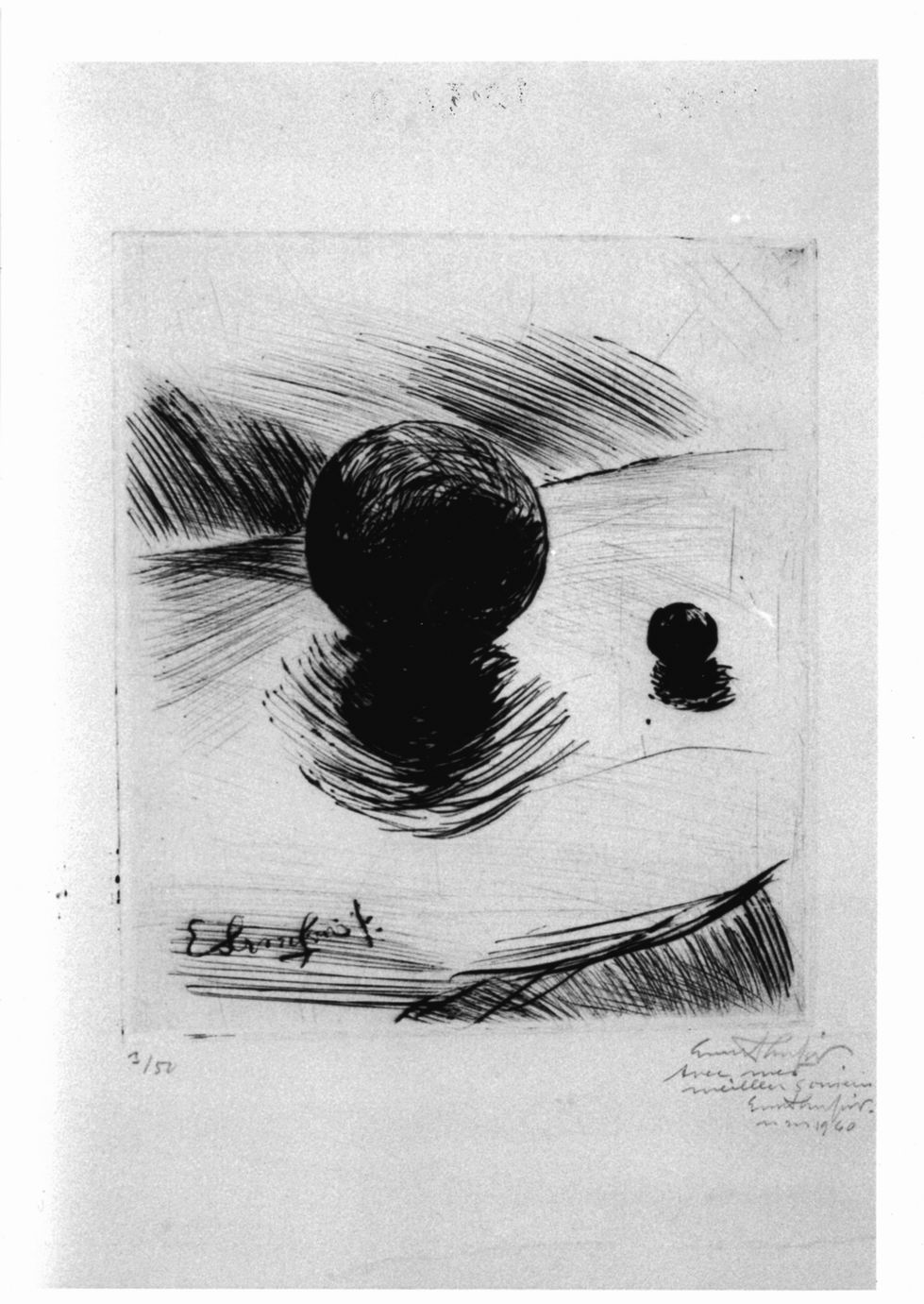 Sfere (stampa) di Lundquist Evert (sec. XX)