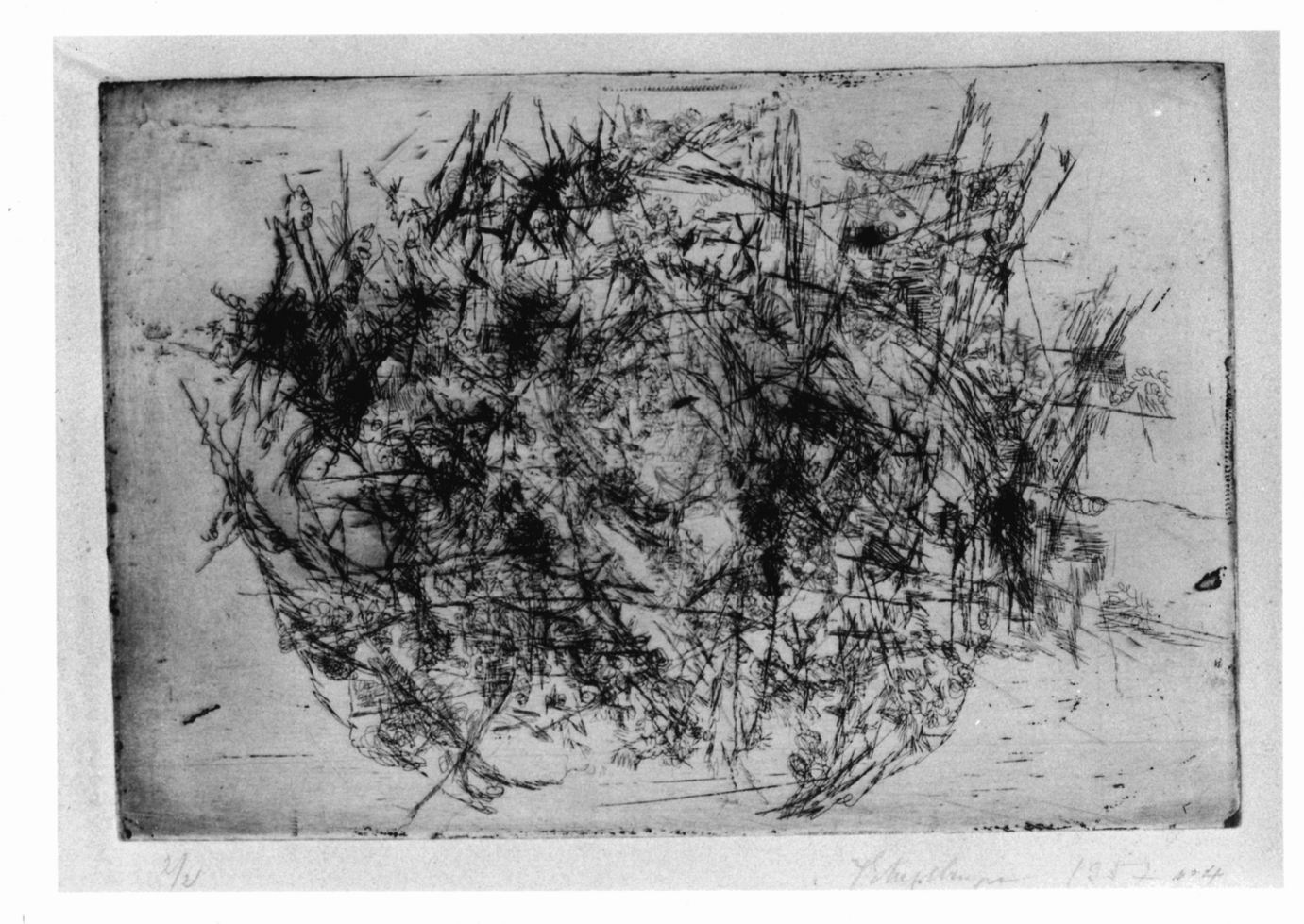 Composizione astratta (stampa) di Augsburger Jean-Edouard (sec. XX)