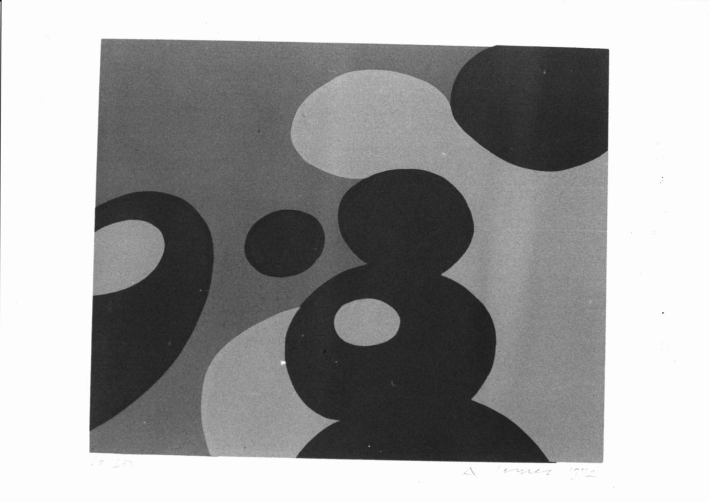 Composizione astratta (stampa a colori) di Jemec Andrej (sec. XX)