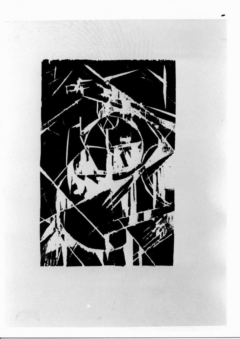 composizione astratta (stampa) di Schwitters Kurt (sec. XX)