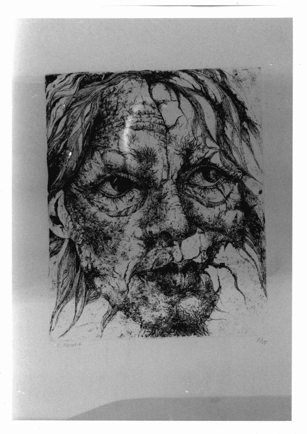 composizione astratta (stampa) di Hartung Hans (sec. XX)