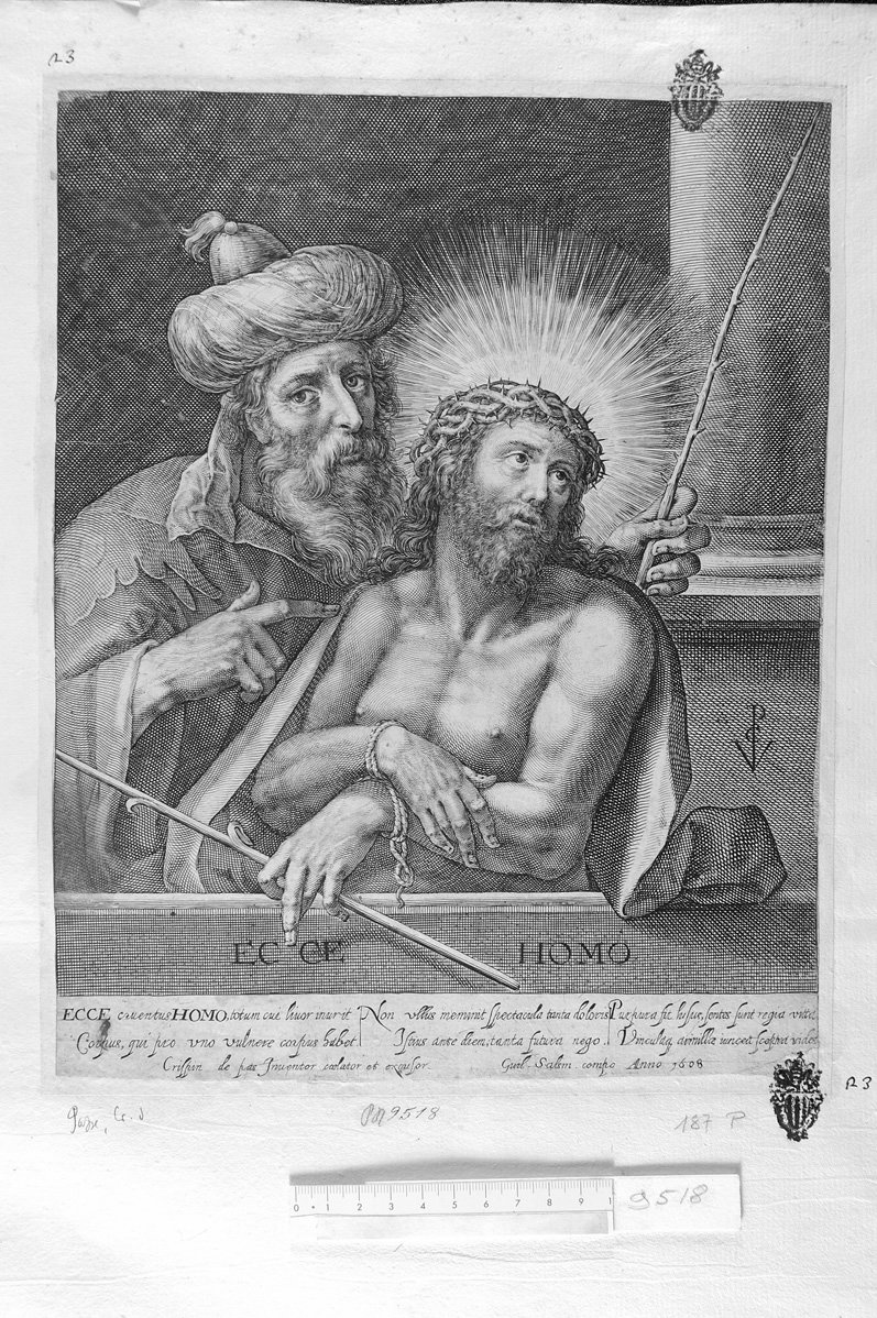 Ecce Homo (stampa) di De Passe Cryspin I (sec. XVII)