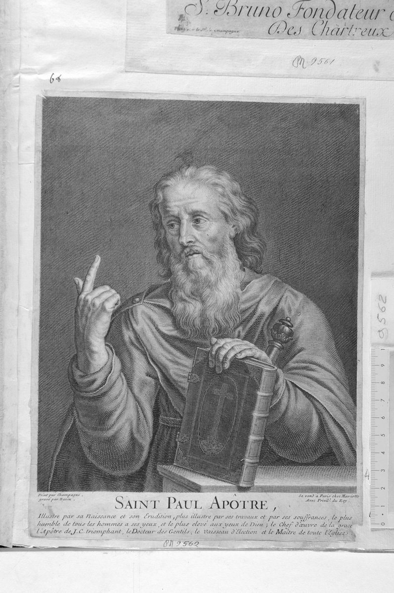 San Paolo (stampa) di Bazin Nicolas (sec. XVII)