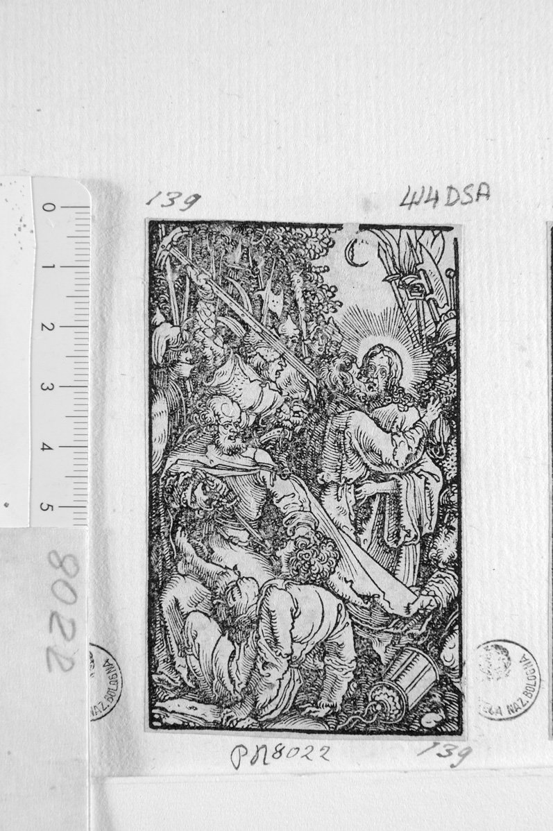 il bacio di Giuda (stampa) di Durer Albrecht (scuola) (sec. XVII)