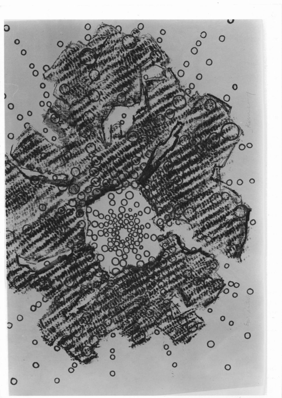 Composizione astratta (stampa) di Kemeny Zoltan (sec. XX)