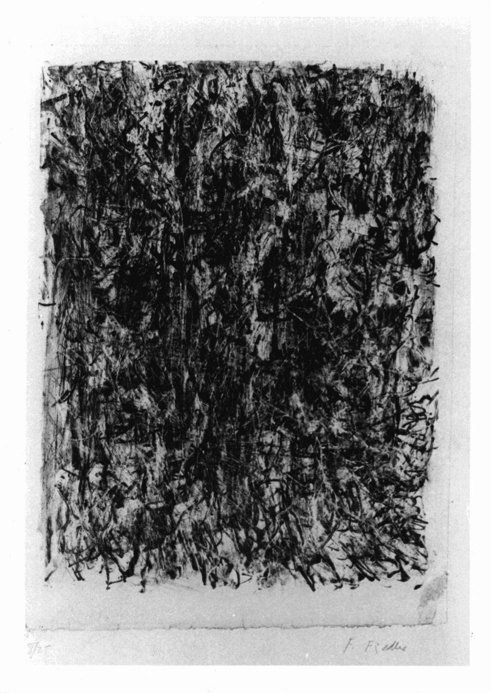 Pierre Aiguë, Composizione astratta (stampa) di Fiedler François (sec. XX)