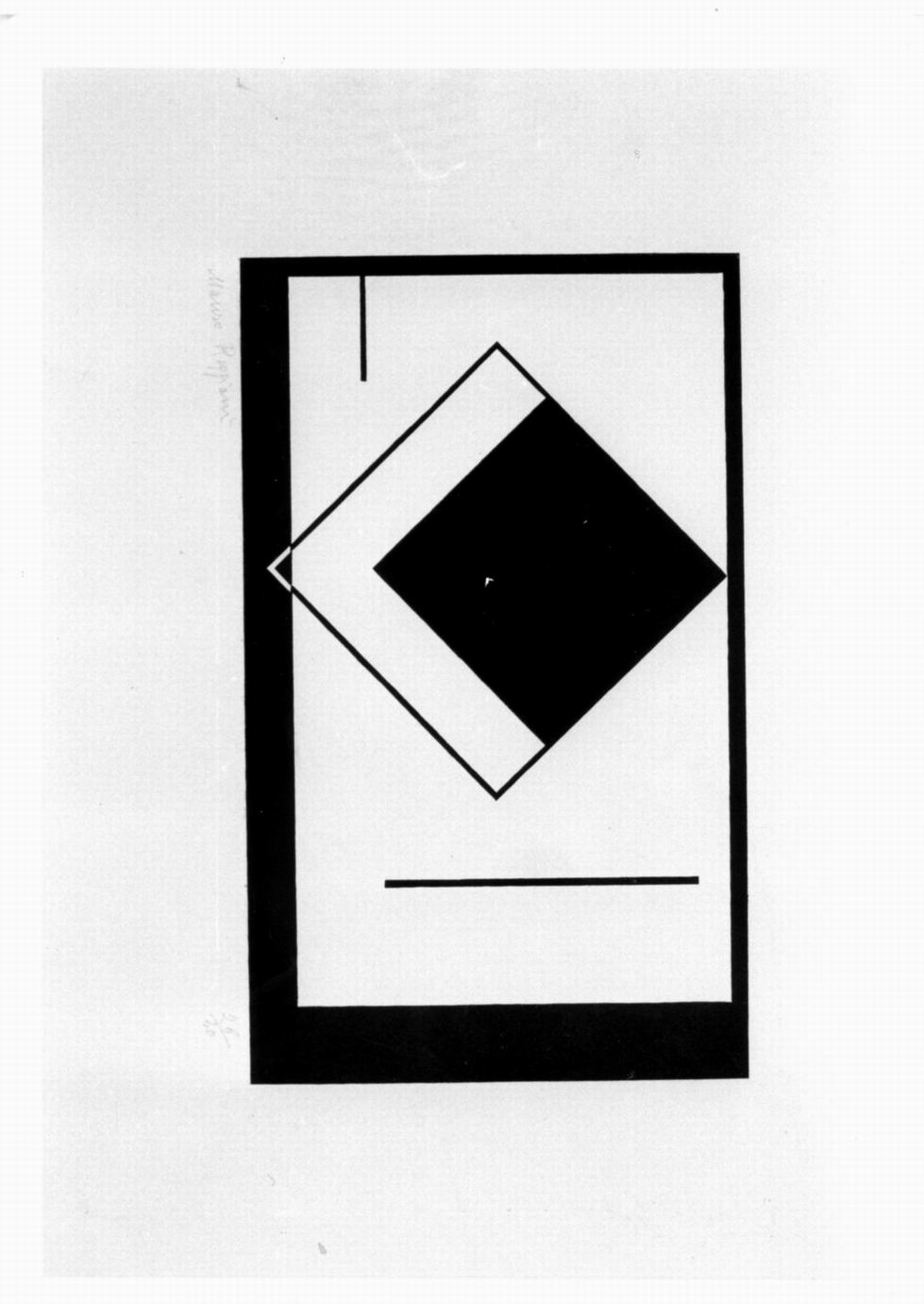 composizione astratta (stampa) di Reggiani Mauro (sec. XX)