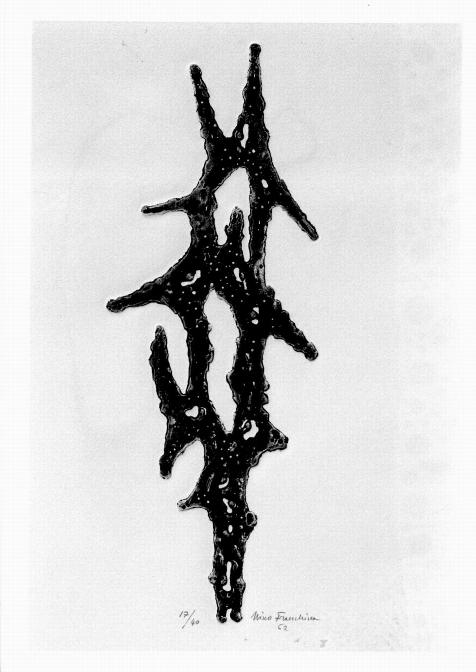 composizione astratta (stampa) di Franchina Nino (sec. XX)