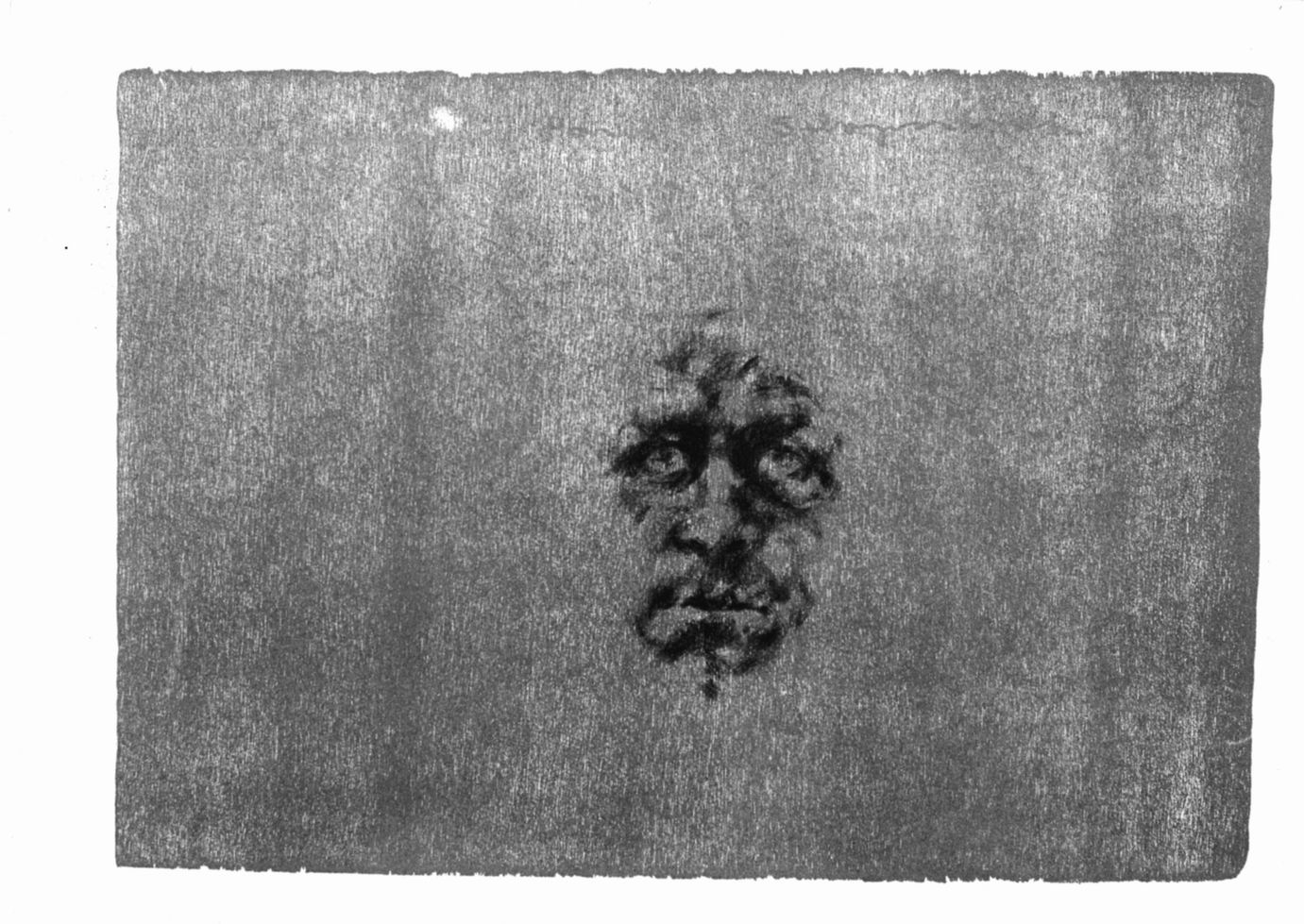 Volto maschile (stampa) di Trampedach Kurt (sec. XX)