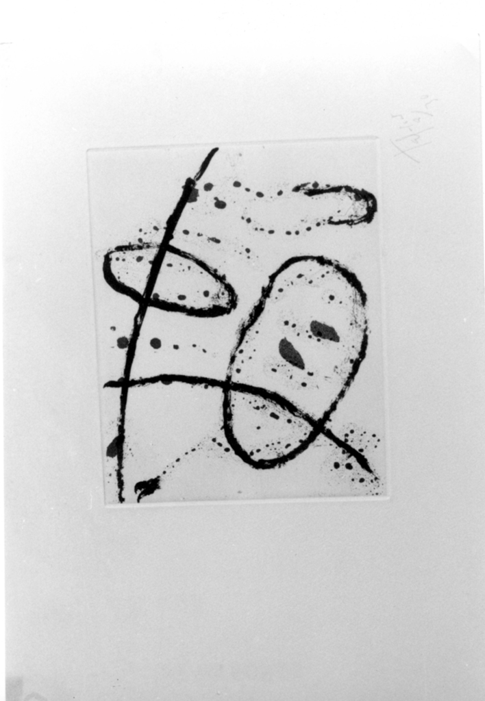 divers sillons, composizione astratta (stampa a colori) di Tal-Coat Pierre (sec. XX)