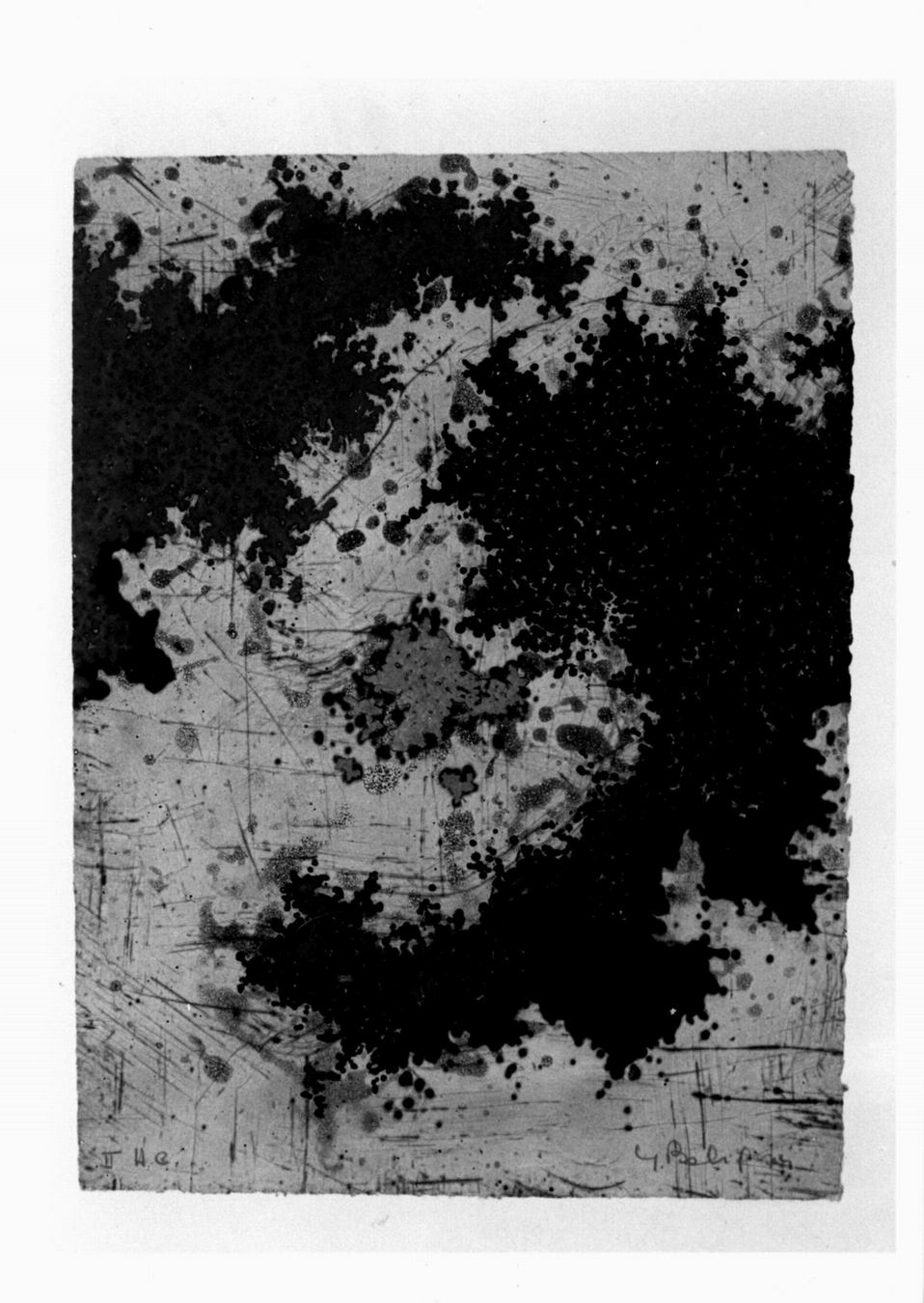 composizione astratta (stampa a colori) di Ballif Yvette (sec. XX)