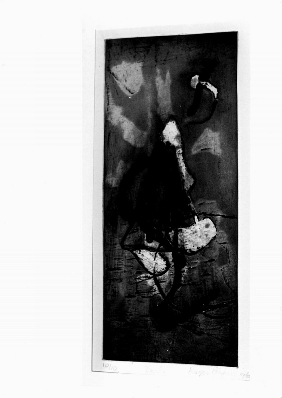 composizione astratta (stampa a colori) di Platiel Roger (sec. XX)