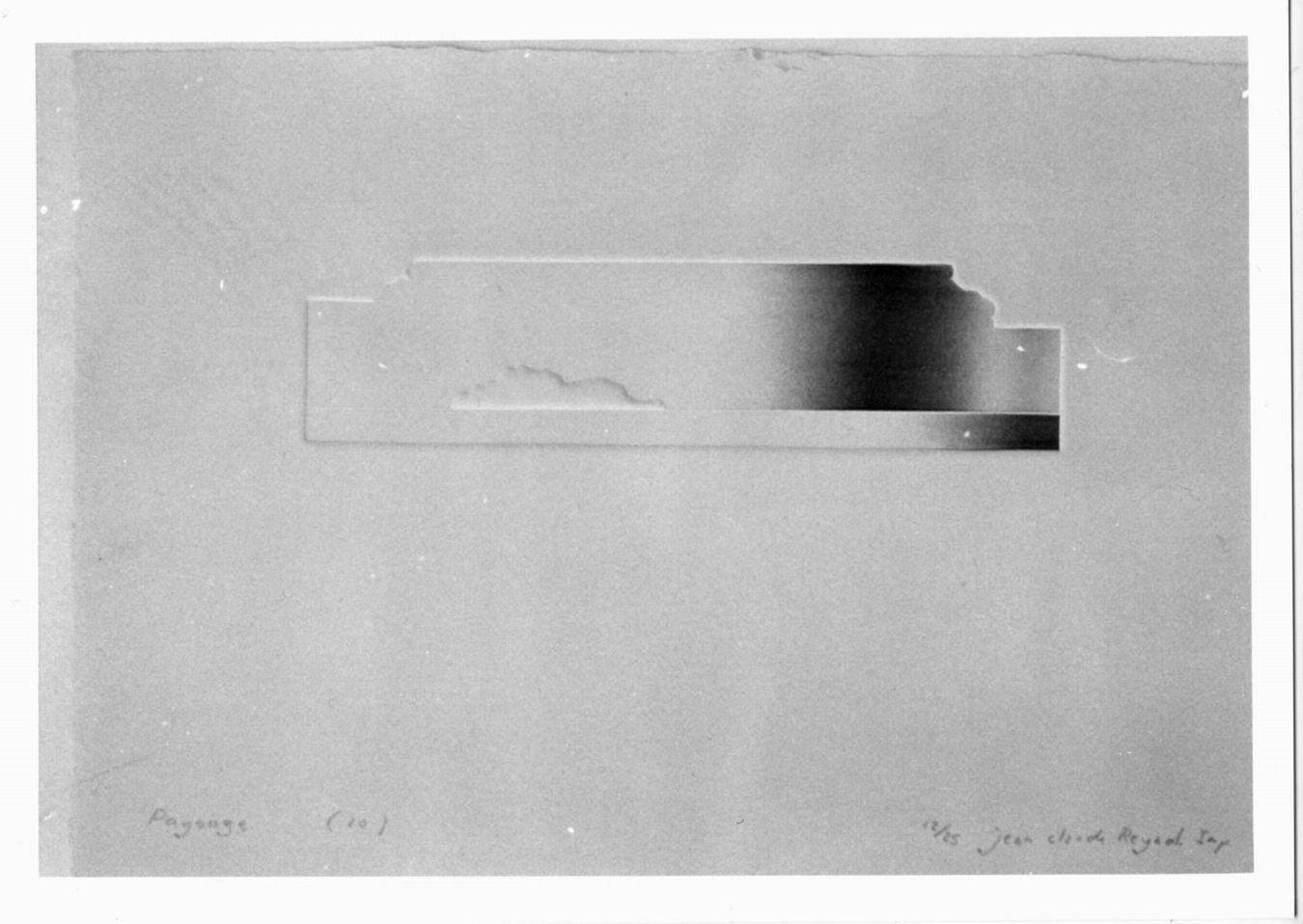 paysage (10), composizione astratta (stampa, elemento d'insieme) di Reynal Jean-Claude (sec. XX)